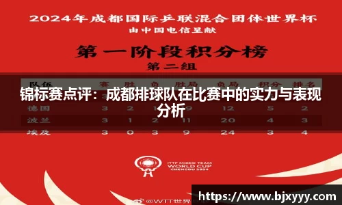 锦标赛点评：成都排球队在比赛中的实力与表现分析