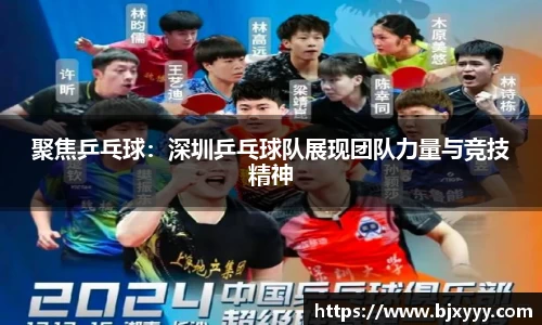 聚焦乒乓球：深圳乒乓球队展现团队力量与竞技精神