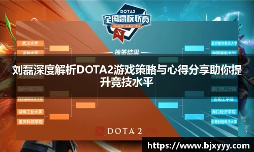 刘磊深度解析DOTA2游戏策略与心得分享助你提升竞技水平